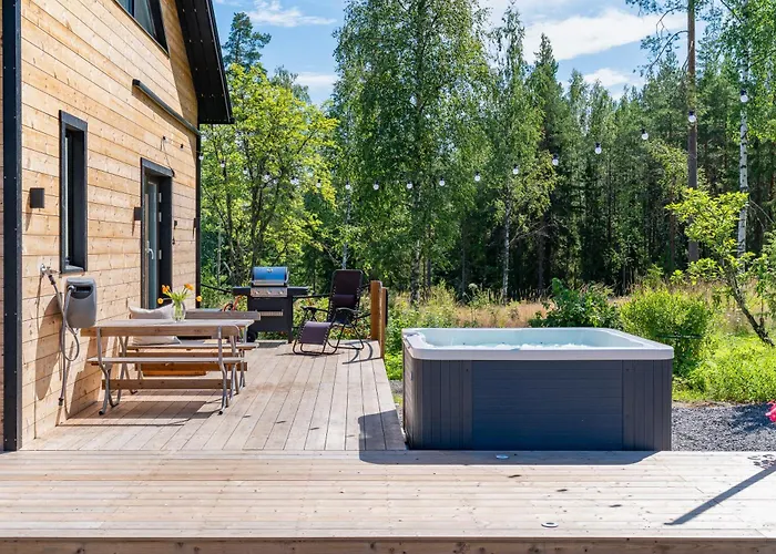 Himos Stonelake - Two Saunas And A Hot Tub וילה *